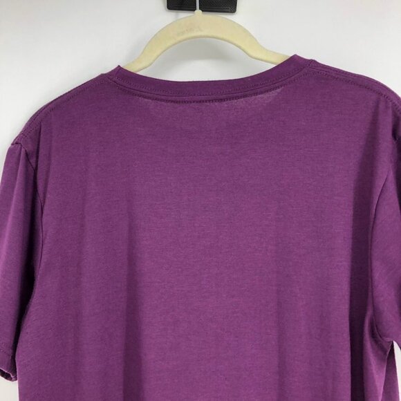 CatLadyBox Purple  'Cat Hair Is My Glitter' Short Sleeve Crew Neck T-Shirt ~M - Picture 9 of 13